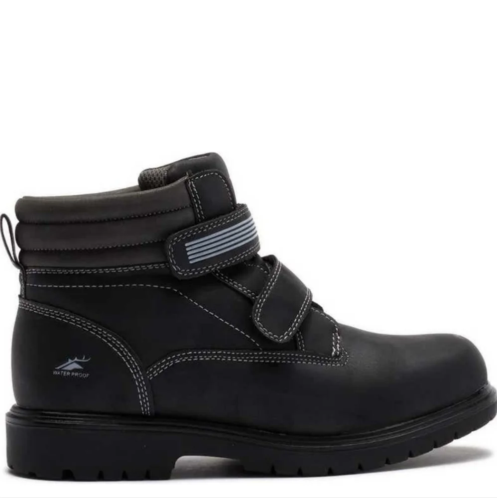 DEER STAGS Little Boy/Toddler Marker Waterproof Boot in Black & Gray
